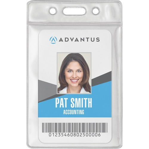 ADVANTUS Advantus Corp. AVT75684 Vinyl Id Badge Holders 50-pack