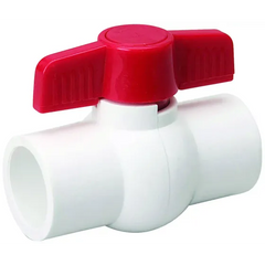 Mueller 107-637 ProLine Solvent Weld PVC Schedule 40 Ball Valve