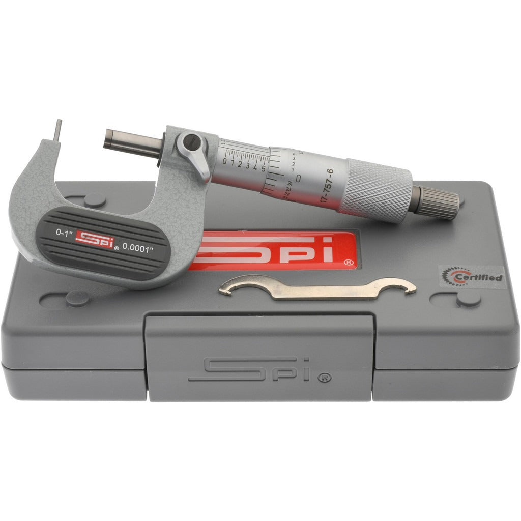 SPIROTHERM Spi CMS160809136 Mechanical Tube Micrometer 0-1 in