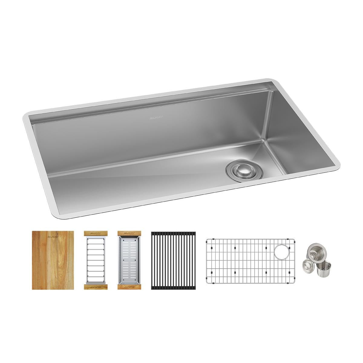 BSC PREFERRED Bsc Preferred ECTRU30169RTWC Workstation Undermount Sink