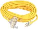 Coleman Cable 3482 Tri-Source Extension Cord 12/3 AWG 2 Feet 3 Receptacles