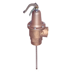 Watts 0121605 LF340X-8 Relief Valve 1-1/2 Inch 150 PSI Stainless Steel/Bronze Lead Free