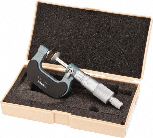 MITUTOYO Mitutoyo 123-125 Mechanical Disc Micrometer 0-1 in