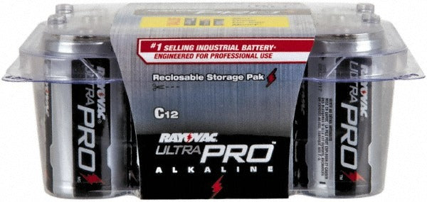 RAYOVAC Rayovac ALC-12PP Size C Alkaline Battery 1.5V 12 Pack