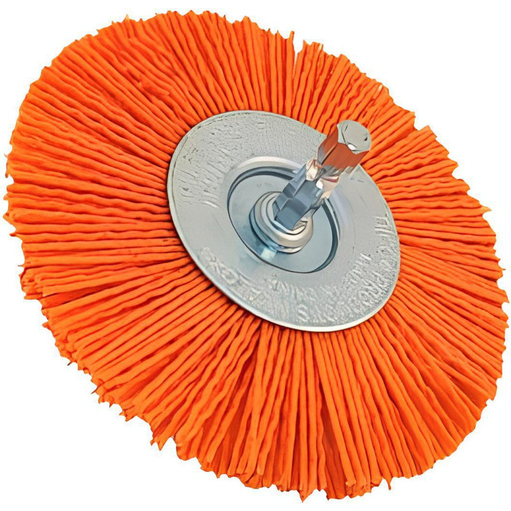 DICO PRODUCTS Dico 7200049 Wheel Brush 4 in 120 Grit Abrasive Nylon