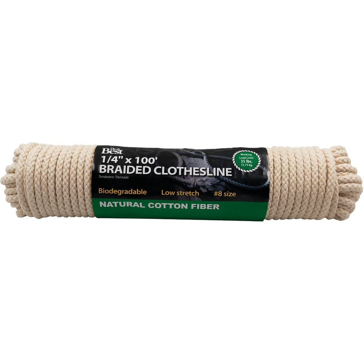 BSC PREFERRED Bsc Preferred 630144 Cotton Clothesline Rope 100 Ft