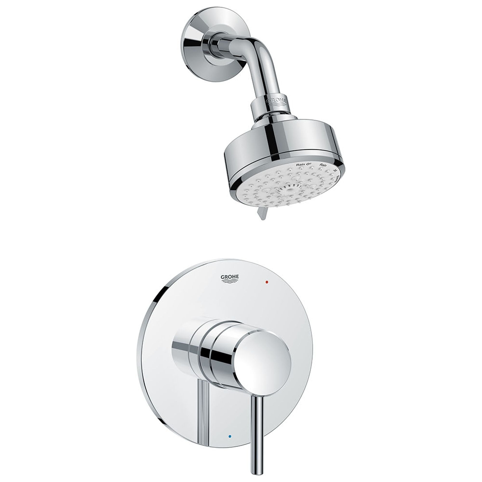 GROHE Grohe 1024950000 Concetto Pressure Balance Valve Shower Only 4-Spray 4-In