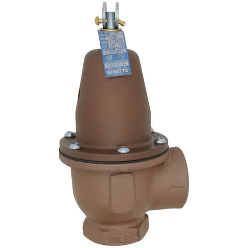 Watts 0383025 740-1 1/4-40# 2,590,000 BTU Boiler Pressure Relief Valve