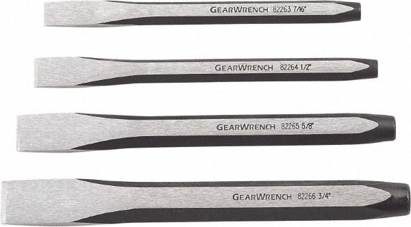 GEARWRENCH Gearwrench 82308 4 Piece Cold Chisel Set 7/16 to 3/4 in