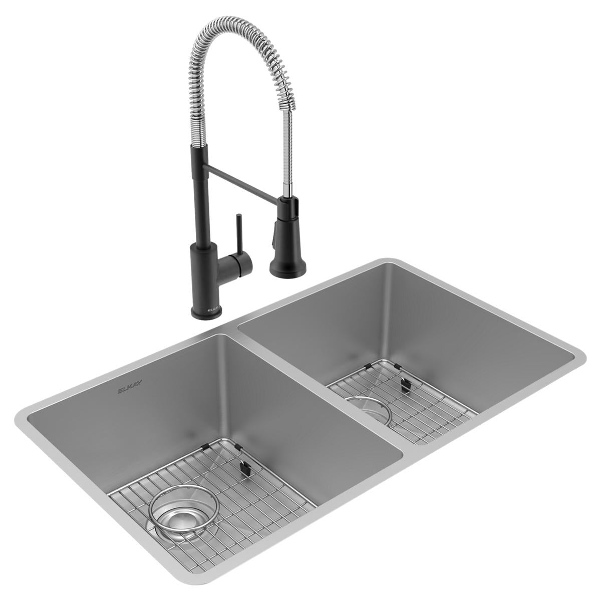 BSC PREFERRED Bsc Preferred ECTRU31179TFMBC Double Bowl Undermount Sink