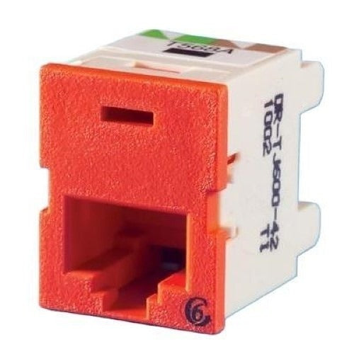 ORTRONICS Ortronics TJ600-42 Cat6 Tracjack RJ45 Modular Insert Red