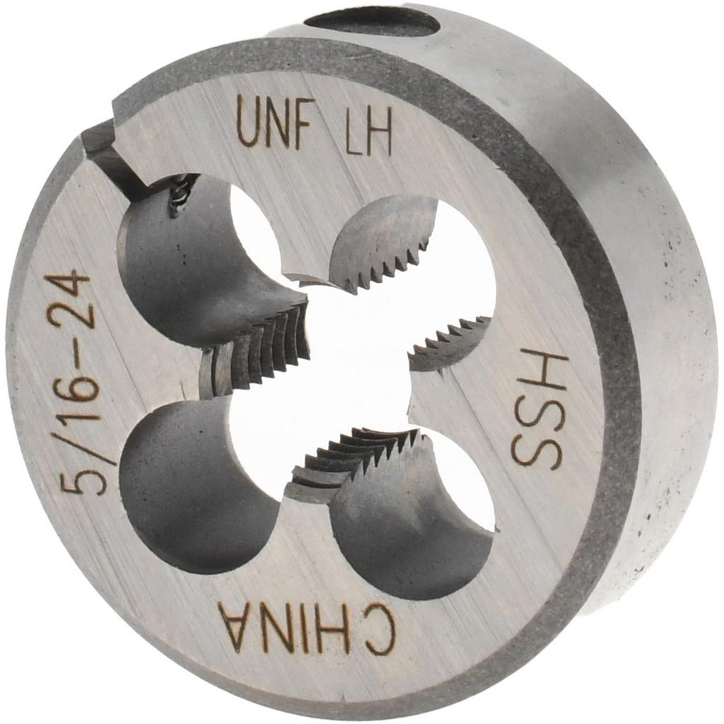VALUE COLLECTION Value Collection 314-4146 Round Die 5/16-24 1in Od Hss Left Hand