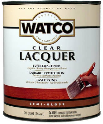 RUST-OLEUM Rust-oleum 63131 Clear Semi-gloss Lacquer 1 Gallon