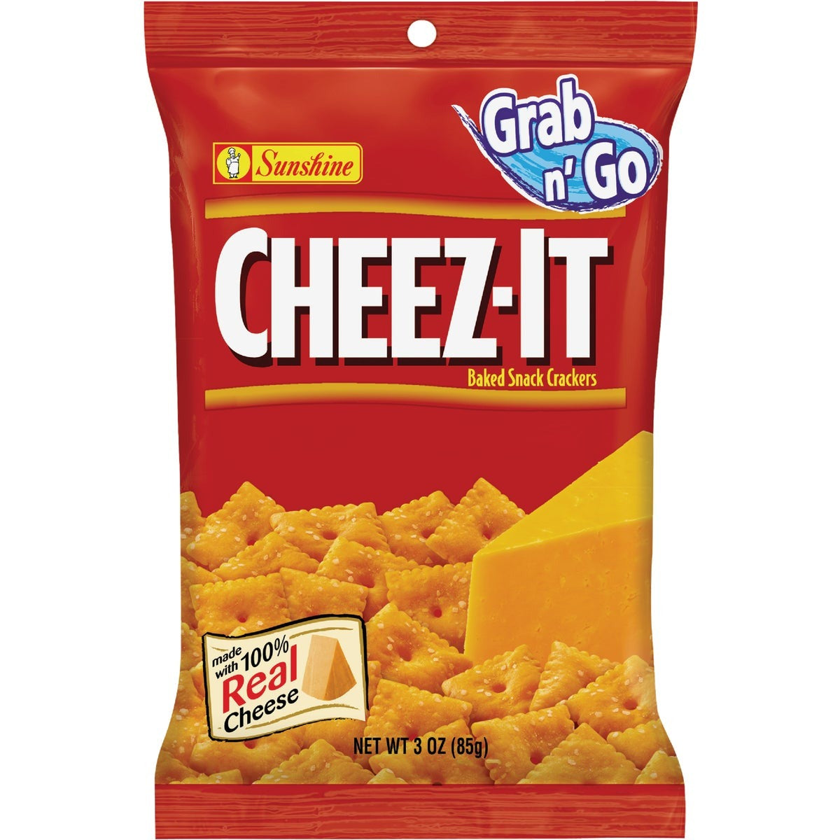 CHAMPION Cheez-it 111437 Baked Snack Crackers Original 3 Oz
