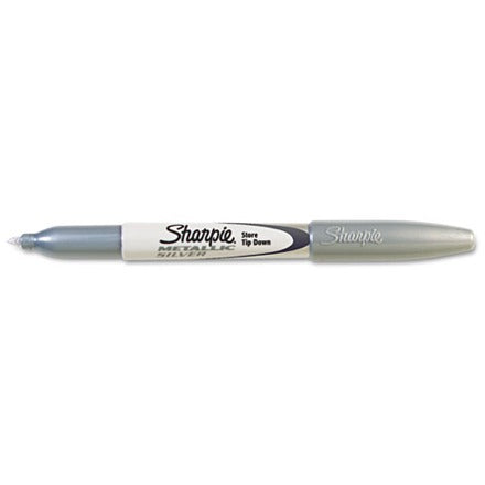 BSC PREFERRED Bsc Preferred MK420 Silver Paint Marker Fine Point 12pk