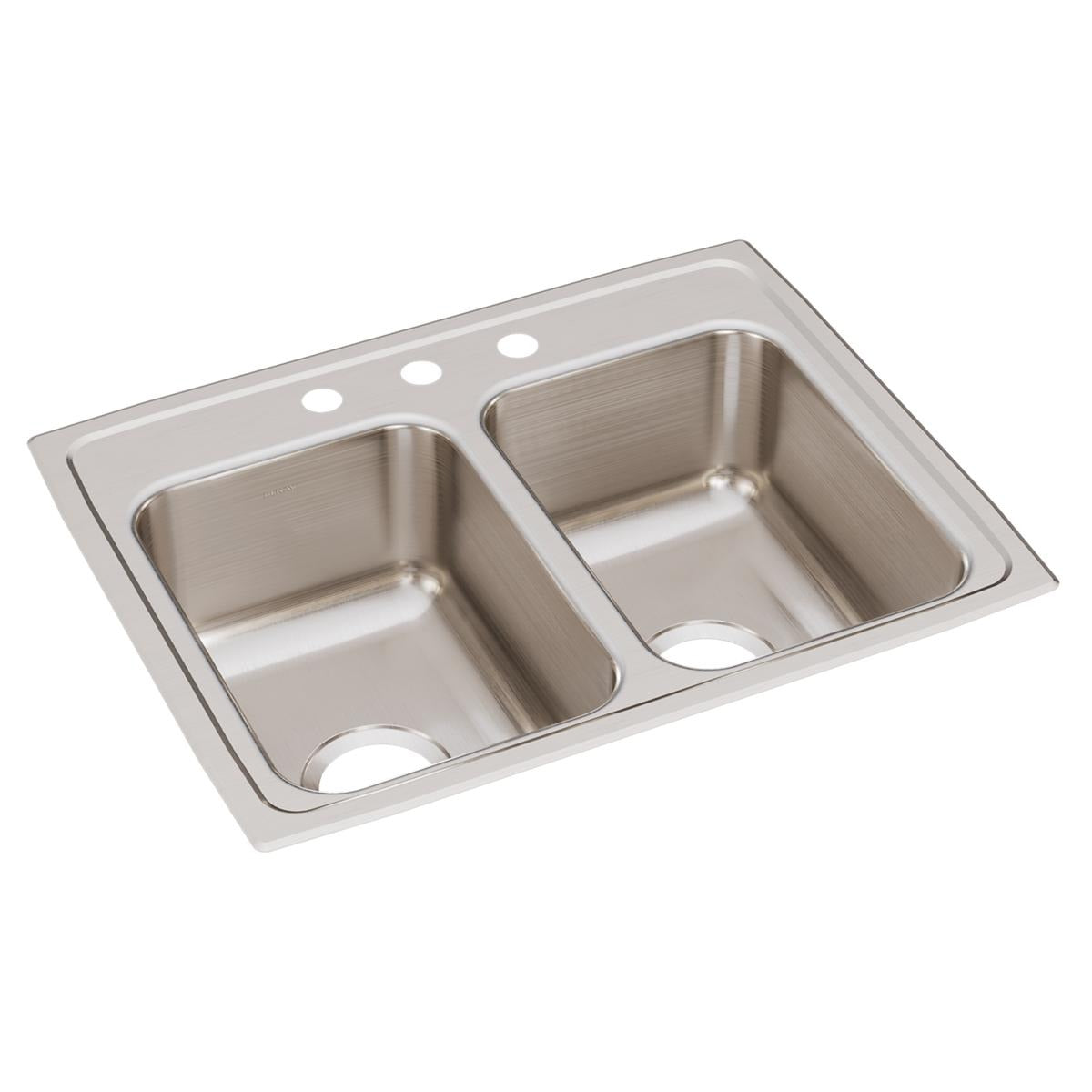 BSC PREFERRED Bsc Preferred LRQ25193 Double Bowl Drop-in Kitchen Sink
