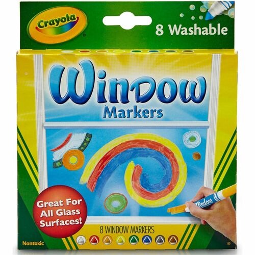 CRAYOLA Crayola CYO588165 Washable Window Markers Set of 8