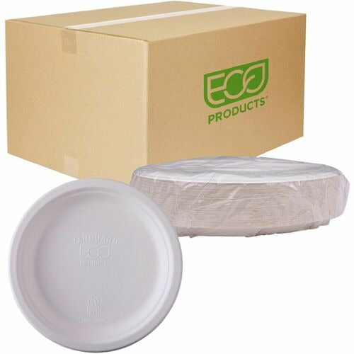 ECO-PRODUCTS Eco-products ECOEPP005NFA 10 Inch Sugarcane Plate 500 Ct