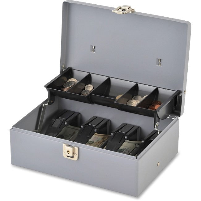 SPARCO Sparco SPR15507 Controller cash box (11.4 in x 7.5 in x 3.4 in, 5-compartment, 90 degree lid)
