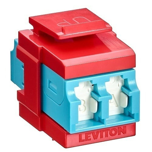 LEVITON Leviton Telcom 41086-LLR Duplex Lc Fiber Adapter OM3 OM4