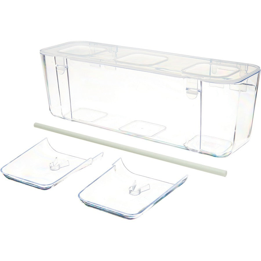 DEFLECTO Deflecto DEF29321CR Ribbon Dispenser (4.4 in H x 13.3 in W x 4.2 in D)