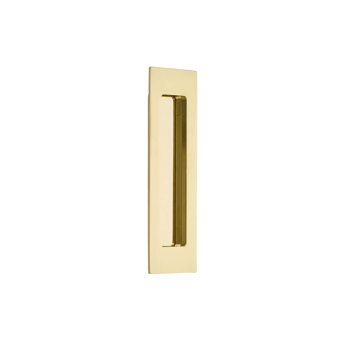 EMTEK Emtek 220307US3NL Rectangular Flush Door Pull 7 Inch Brass