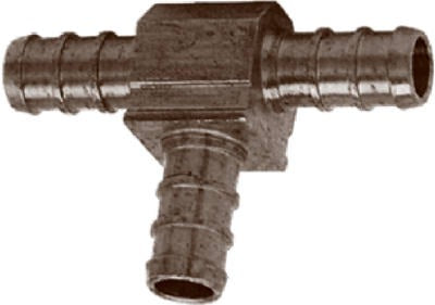 SHARKBITE Sharkbite/cash Acme UC362LFA Brass Barb Insert Tee Pex