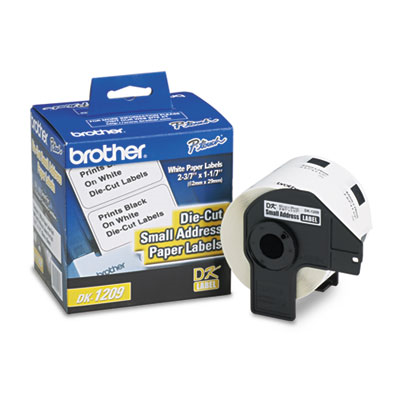 BROTHER Brother BRTDK1209 Small address QL printer labels 1.1 x 2.4 in 800/Roll DK1209