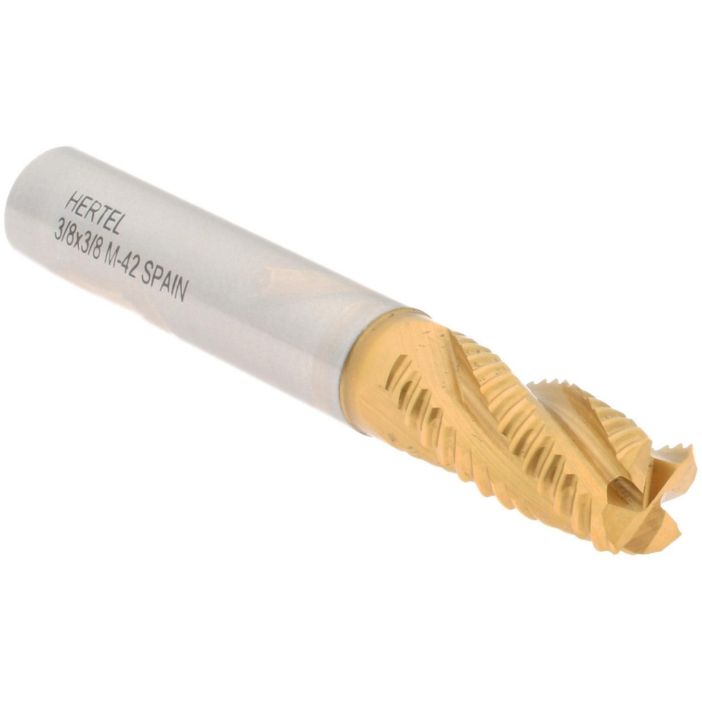 HERTEL Hertel 91192856 Roughing End Mill 3/8 in 4 Flute Cobalt