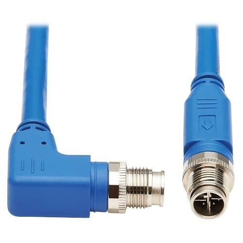TRIPP LITE Tripp Lite NM12-6A3-05M-BL M12 Cat6a Industrial Patch Cable