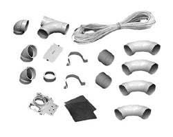 Lux 040017 1-INLET INSTALLATION KIT, WHITE