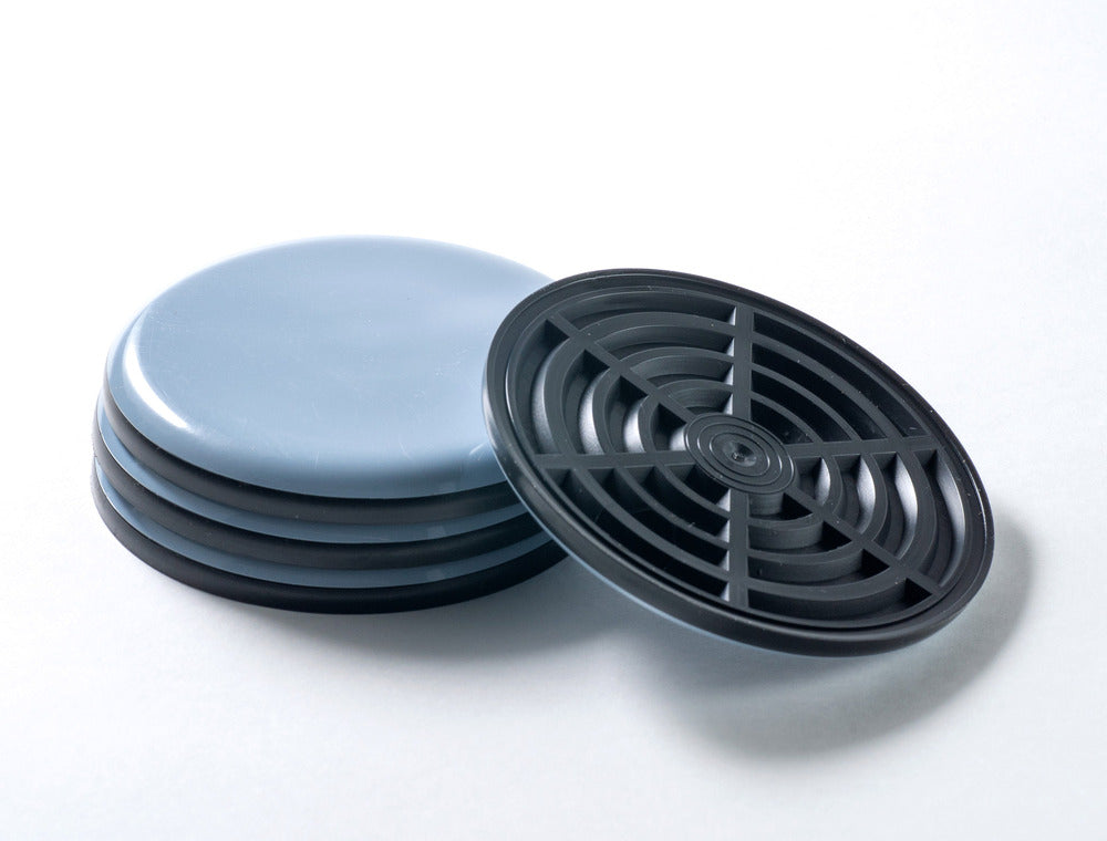 MAGIC SLIDERS Magic Sliders 04100 4 In. Round Furniture Glide (4-Pack)