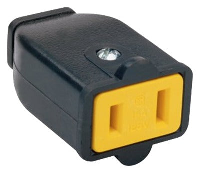 LEGRAND Pass Seymour SA155BKCC10 Polarized Connector 15A Nema 1-15R