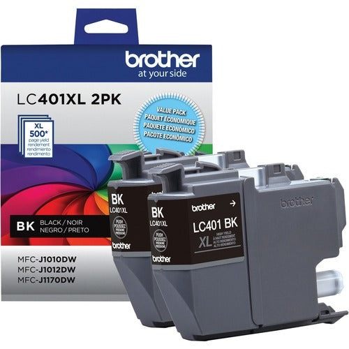 BROTHER Brother BRTLC401XL2PKS Black Ink Cartridge 2-pack