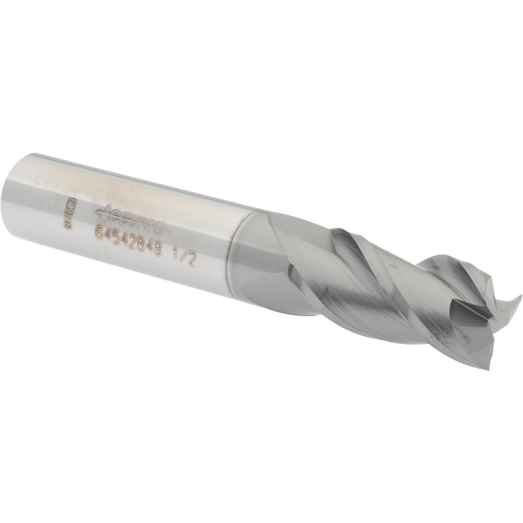 ACCUPRO Accupro 12178896 Square End Mill 0.5 in 3 Flute Solid Carbide