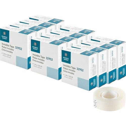 BUSINESS SOURCE Business Source BSN32952BX Invisible Tape Roll Box of 12