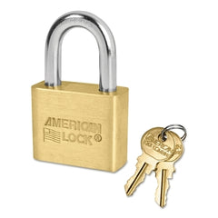 American Lock AL50 Brass Bodied Padlocks Blade Cylinder 5/16 in Diam 1 1/8 in Long