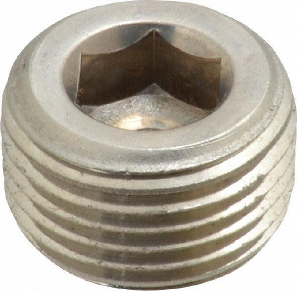 MERIT BRASS Merit Brass 618B-06 Hex Countersunk Pipe Plug 3/8 Inch
