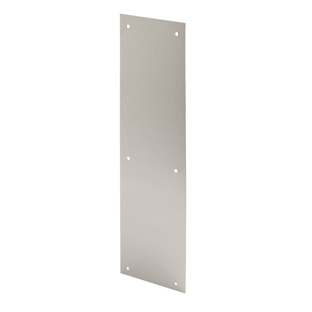 IVES Ives 820015416 Push Plate 4x16 Satin Nickel