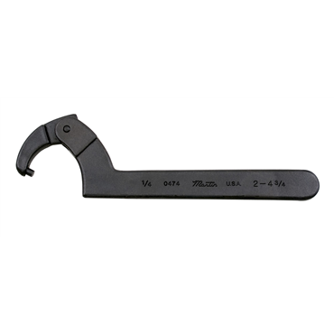 Martin 0471A Steel Adjustable Pin Spanner Wrench