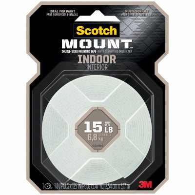 3M 3M Company 314H-MED Indoor Mounting Tape 1x125 in 15 Lb