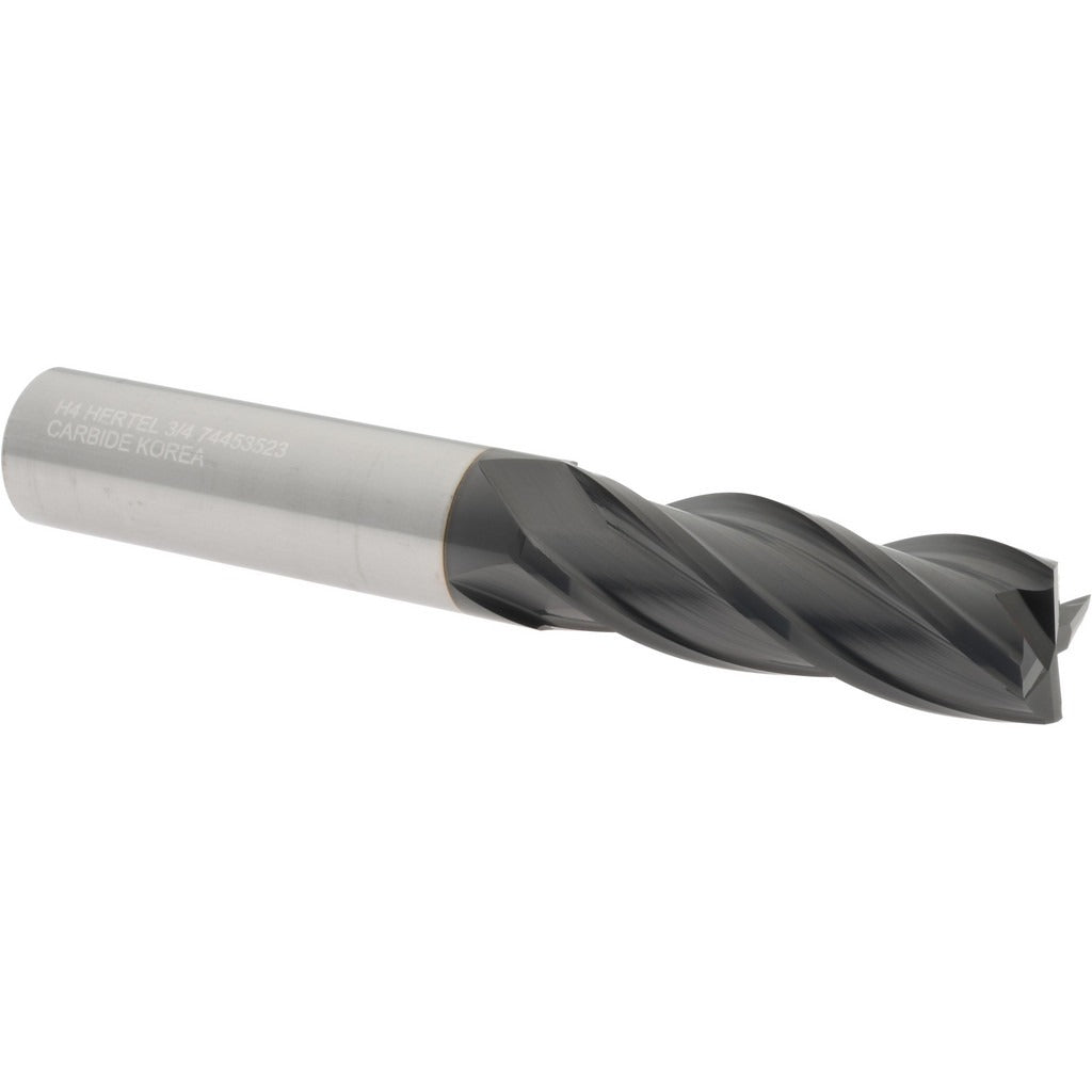 HERTEL Hertel 750268 3/4 Inch Carbide Square End Mill 4 Flute