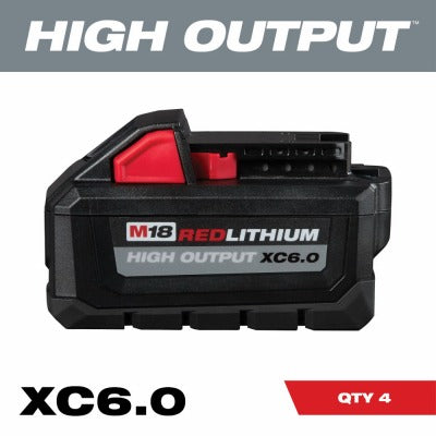 MILWAUKEE Milwaukee 48-11-1862 M18 Redlithium 6.0ah Battery 2-pack