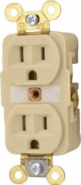 HUBBELL Hubbell Wiring Device-kellems HBL5262I Duplex Receptacle
