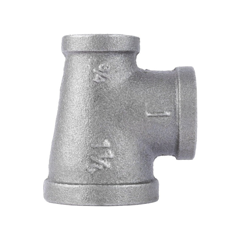 CODA RESOURCES Coda Resources 506230 Black Malleable Iron Reducing Tee