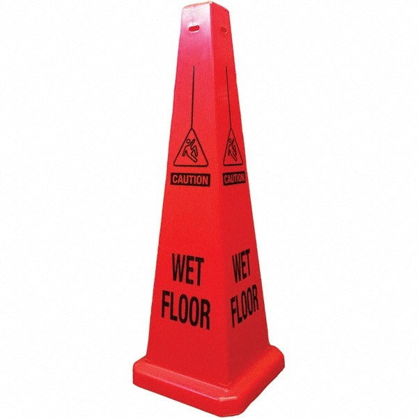 PRO-SAFE Pro-safe 03-600-05 Wet Floor Cone Sign 36x12 Inch Polypropylene