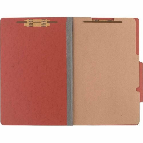 ACCO Acco ACC16036 Classification Folder Legal Size Red 10pk