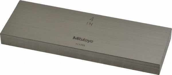 MITUTOYO Mitutoyo 611204-531 Steel Gage Block 4 in Grade 0