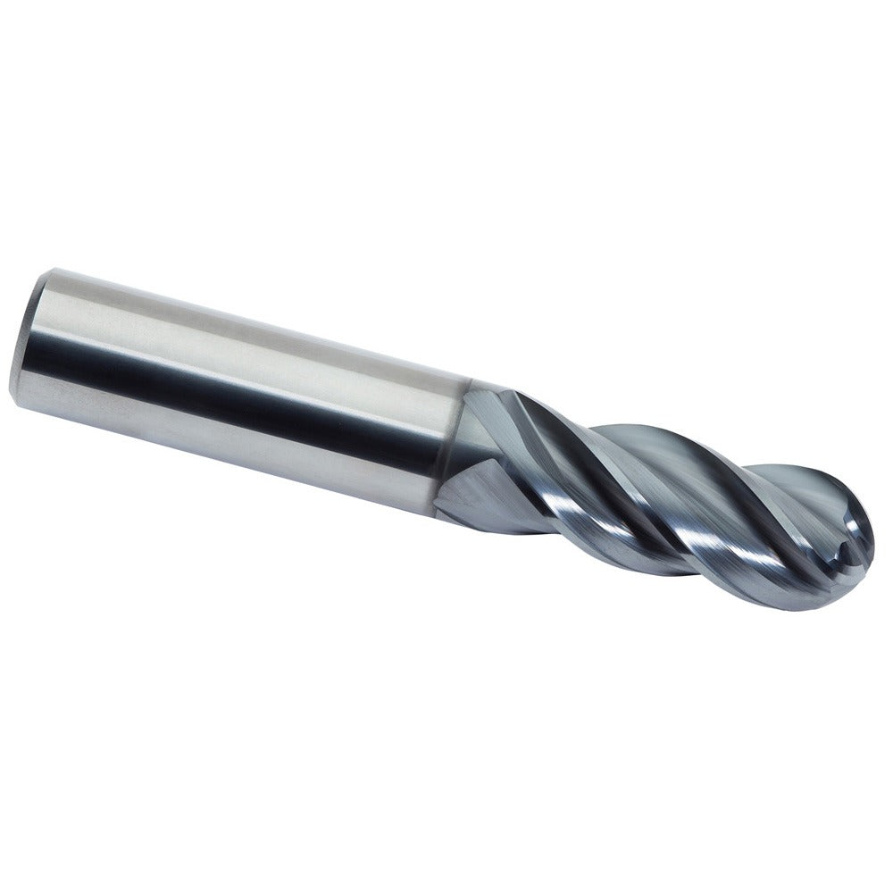 M.A. FORD M.a. Ford. 27912510B Ball End Mill 1/8 in 4 Flute Carbide