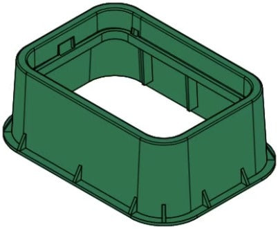 CARSON Carson 14193001 6 inches Rectangular Box Extension Without Lid (6 in)